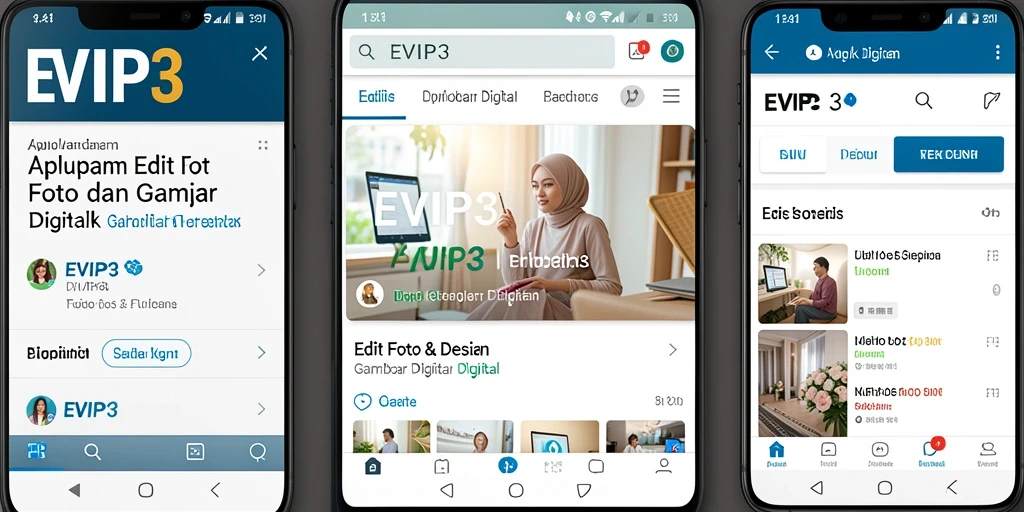Antarmuka EVIP3 yang menarik, mudah digunakan untuk Gambar Digital.