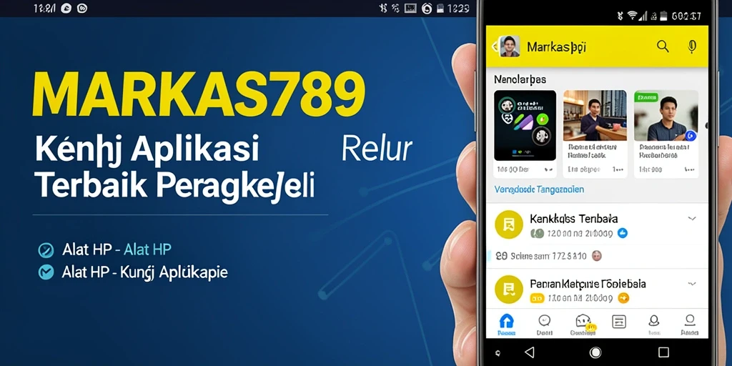 Tampilan antarmuka sederhana dan efektif dari MARKAS789.